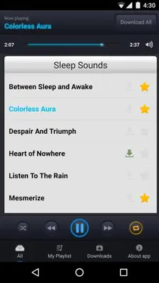Sleep Sounds android App screenshot 3